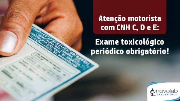 Exame Toxicol Gico Peri Dico Obrigat Rio Novolab